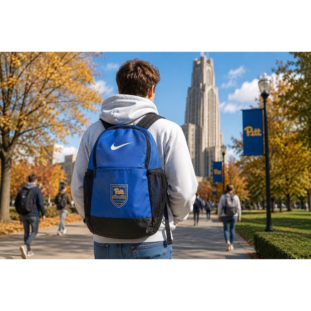 pitt panthers nike team issued Football Travel Backpack Bag Nike Great Condition